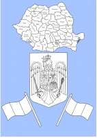 LITERE ȘI CIFRE - SILUETE DIN CARTON PENTRU COLORAT