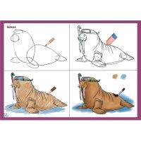 Vreau sa desenez animale de la poli (5-6/7 ani)