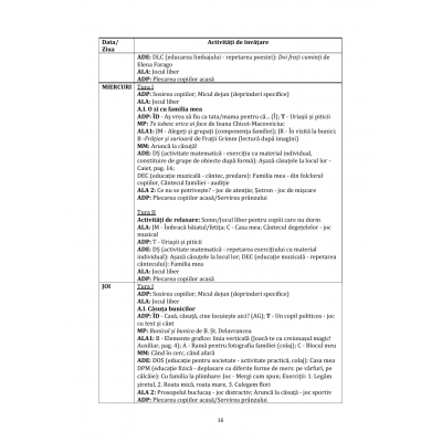 SUPORT METODIC PENTRU PLANIFICAREA ACTIVITĂȚILOR ÎN GRĂDINIȚĂ – grupa mijlocie SUPORT METODIC PENTRU PLANIFICAREA ACTIVITĂȚILOR ÎN GRĂDINIȚĂ - grupa mijlocie