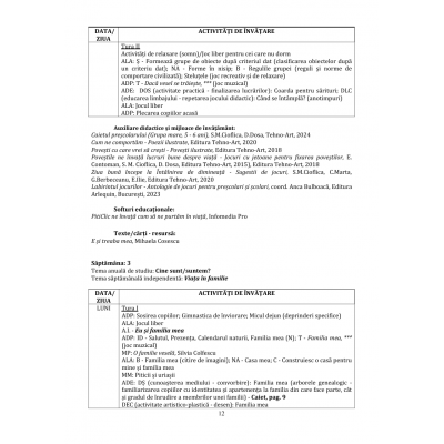 PLANIFICAREA ACTIVITĂȚILOR DIN GRĂDINIȚĂ – GHID ORIENTATIV – GRUPA MARE PLANIFICAREA ACTIVITĂȚILOR DIN GRĂDINIȚĂ - GHID ORIENTATIV - GRUPA MARE