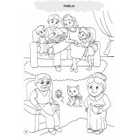 CARTE DE COLORAT PE TEME SĂPTĂMÂNALE - GRUPA MIJLOCIE