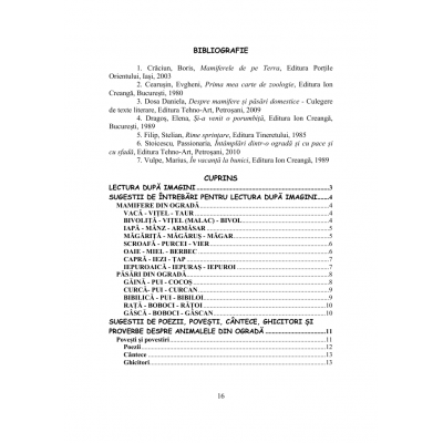 SĂ CUNOAȘTEM ANIMALELE DIN OGRADĂ SĂ CUNOAȘTEM ANIMALELE DIN OGRADĂ